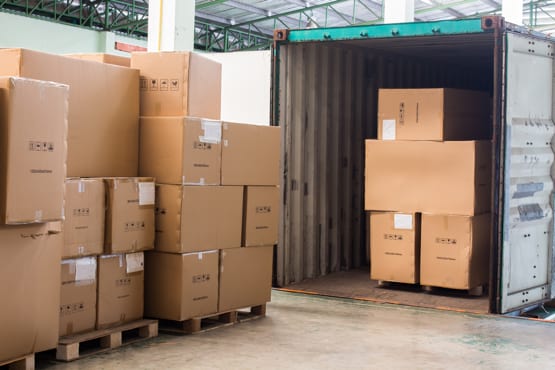 loading a truck